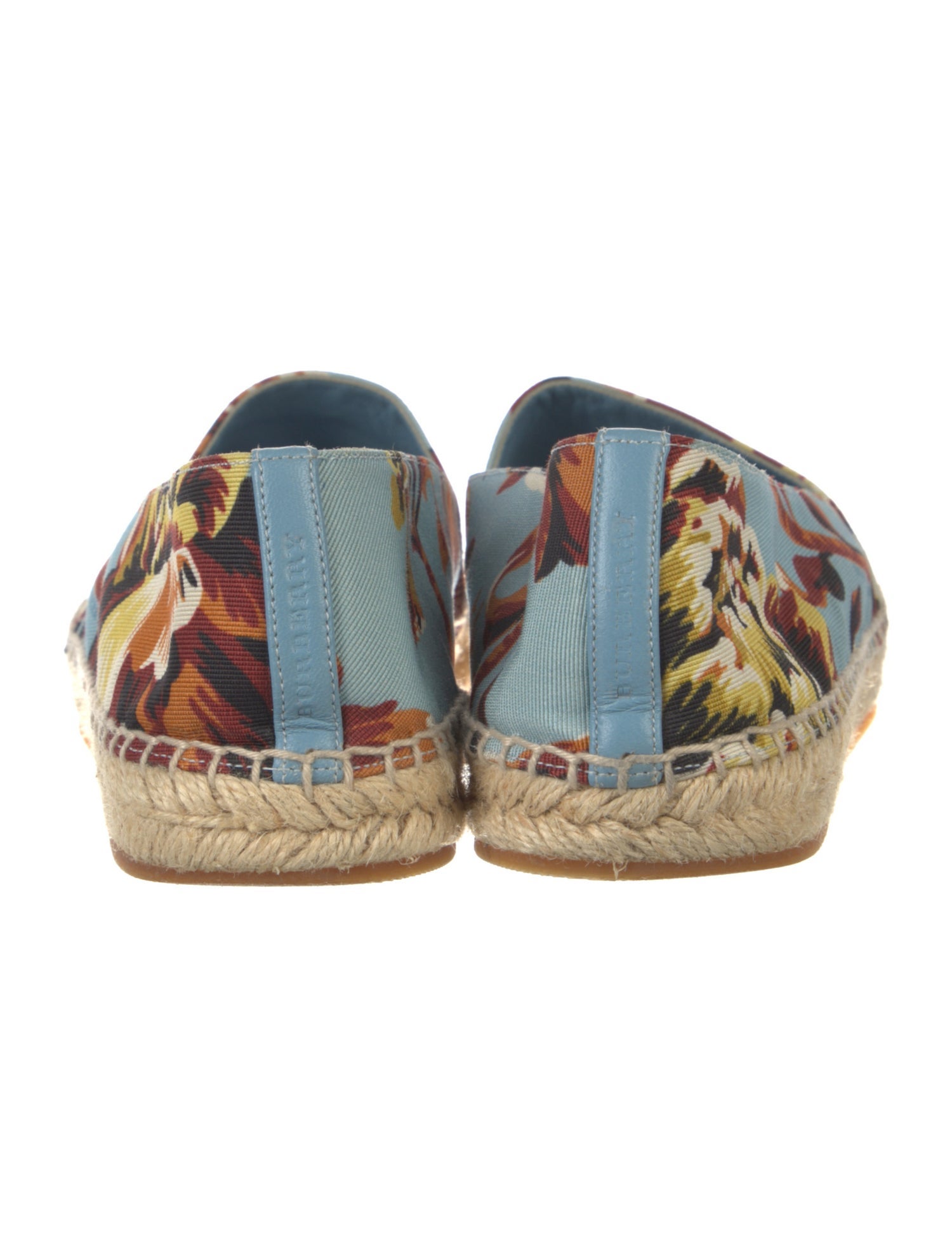 Burberry Canvas Floral Print Espadrilles